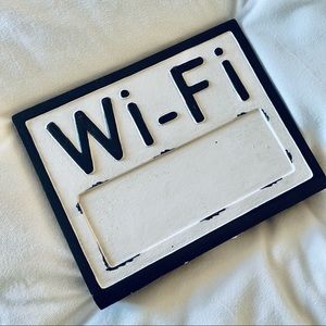 Rustic “Wifi” Sign